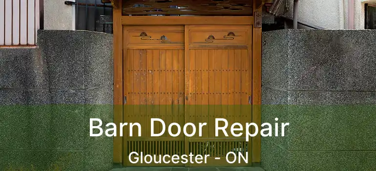Barn Door Repair Gloucester - ON