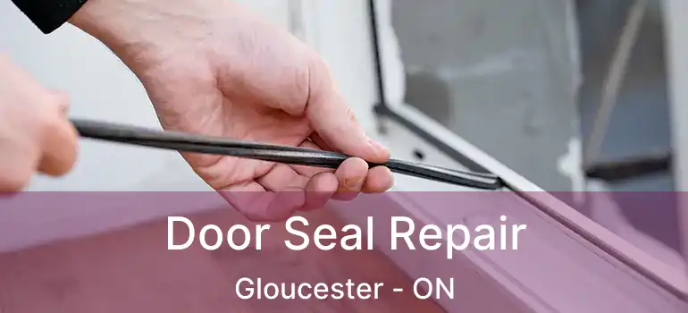Door Seal Repair Gloucester - ON