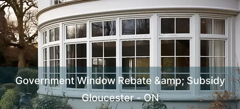  Government Window Rebate & Subsidy Gloucester - ON