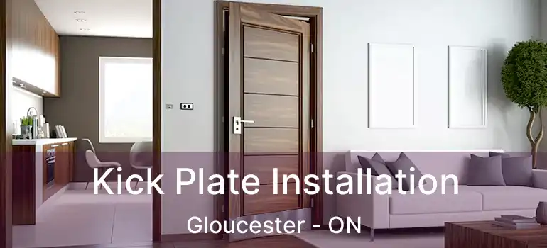  Kick Plate Installation Gloucester - ON