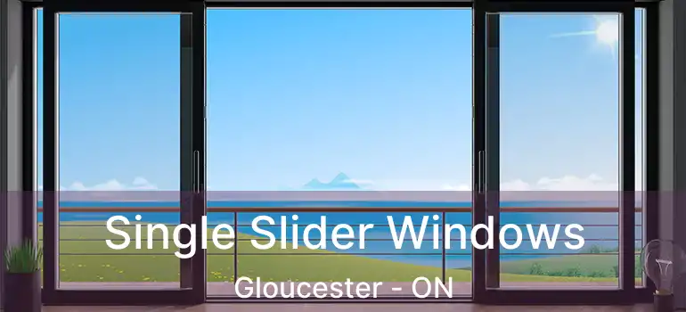 Single Slider Windows Gloucester - ON