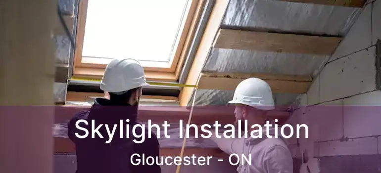 Skylight Installation Gloucester - ON