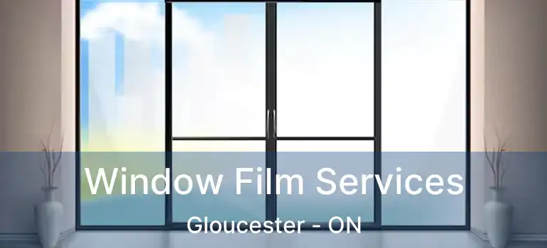 Window Film Services Gloucester - ON