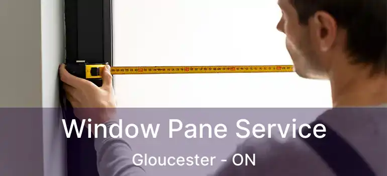 Window Pane Service Gloucester - ON